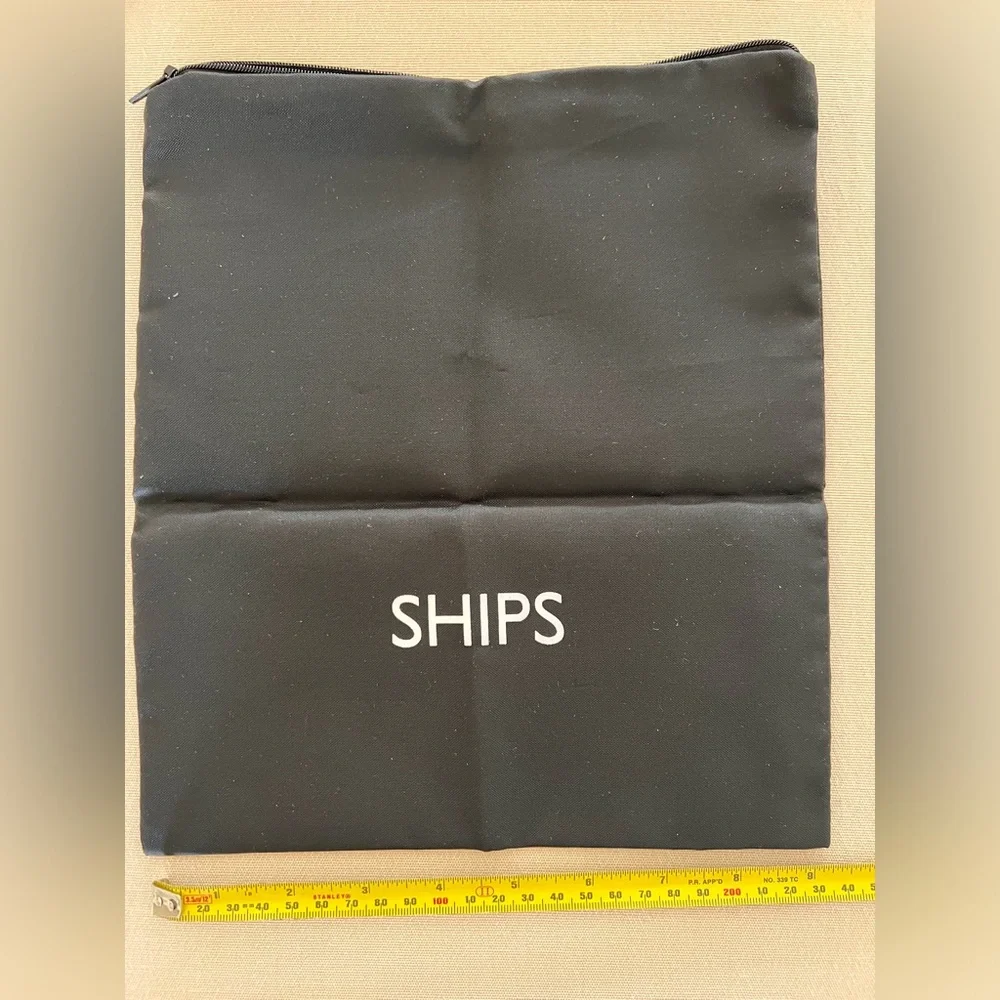Ships Black Nylon Pouches